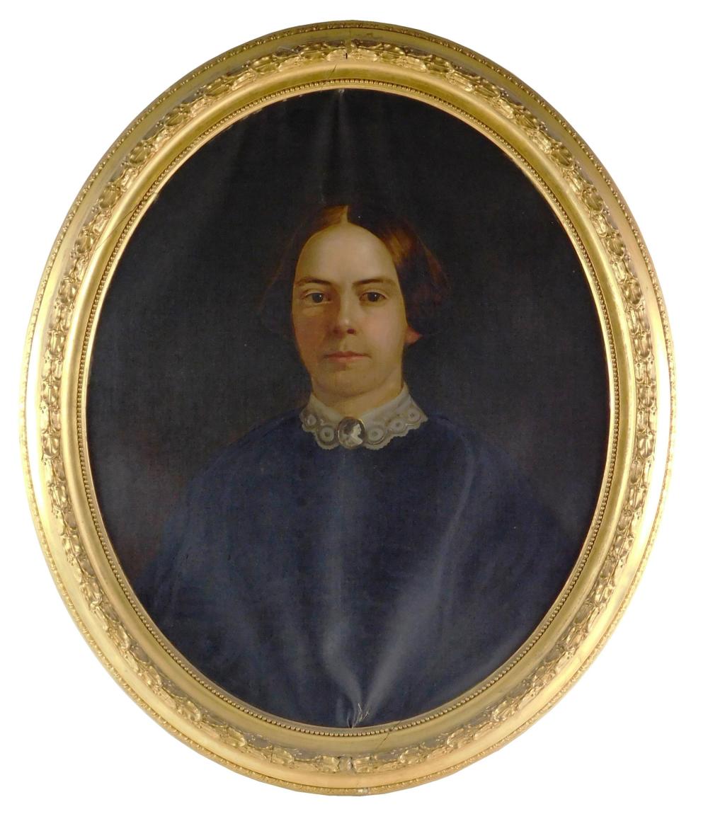 AMERICAN 19TH C. OIL ON CANVAS