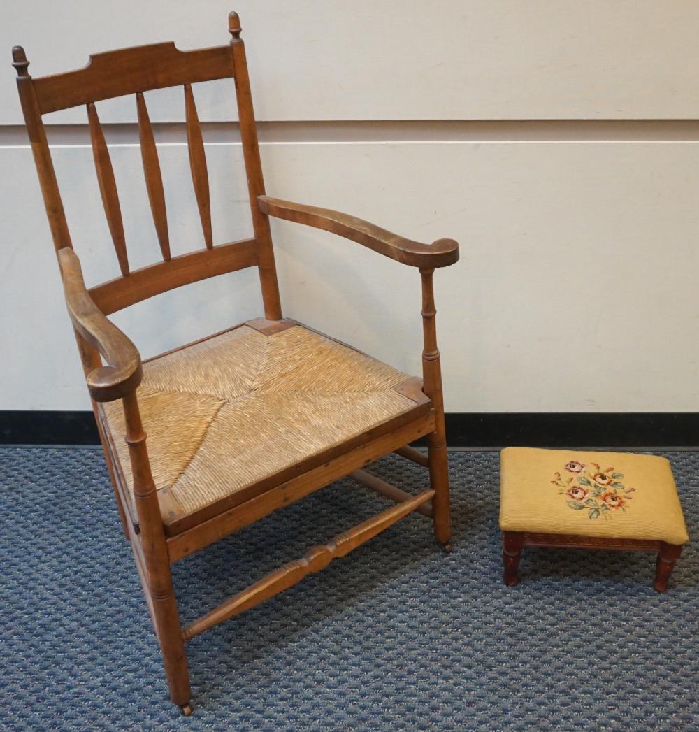 AMERICAN 19TH CENTURY FRUITWOOD AND