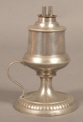 AMERICAN 19TH CENTURY PEWTER F