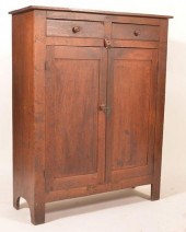 AMERICAN 19TH CENTURY WALNUT J