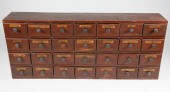 AMERICAN 28 DRAWER GRAIN PAINT