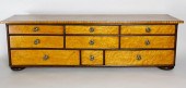 AMERICAN 9 DRAWER TIGER AND BI