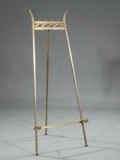 AMERICAN AESTHETIC BRASS EASEL