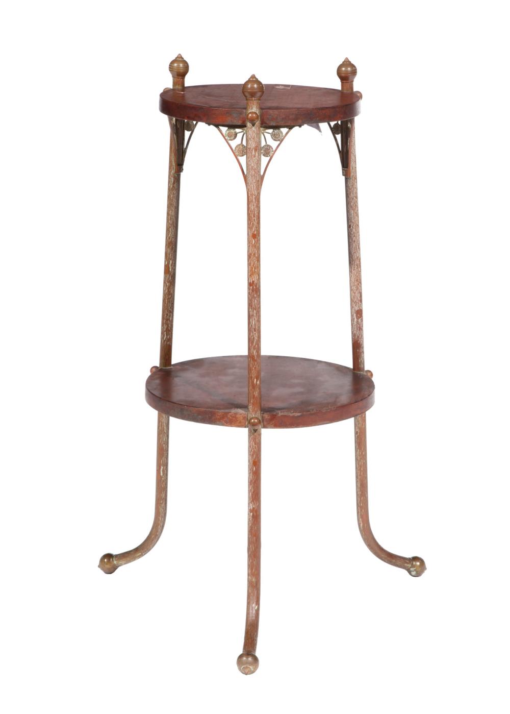 AMERICAN AESTHETIC WALNUT AND BRASS