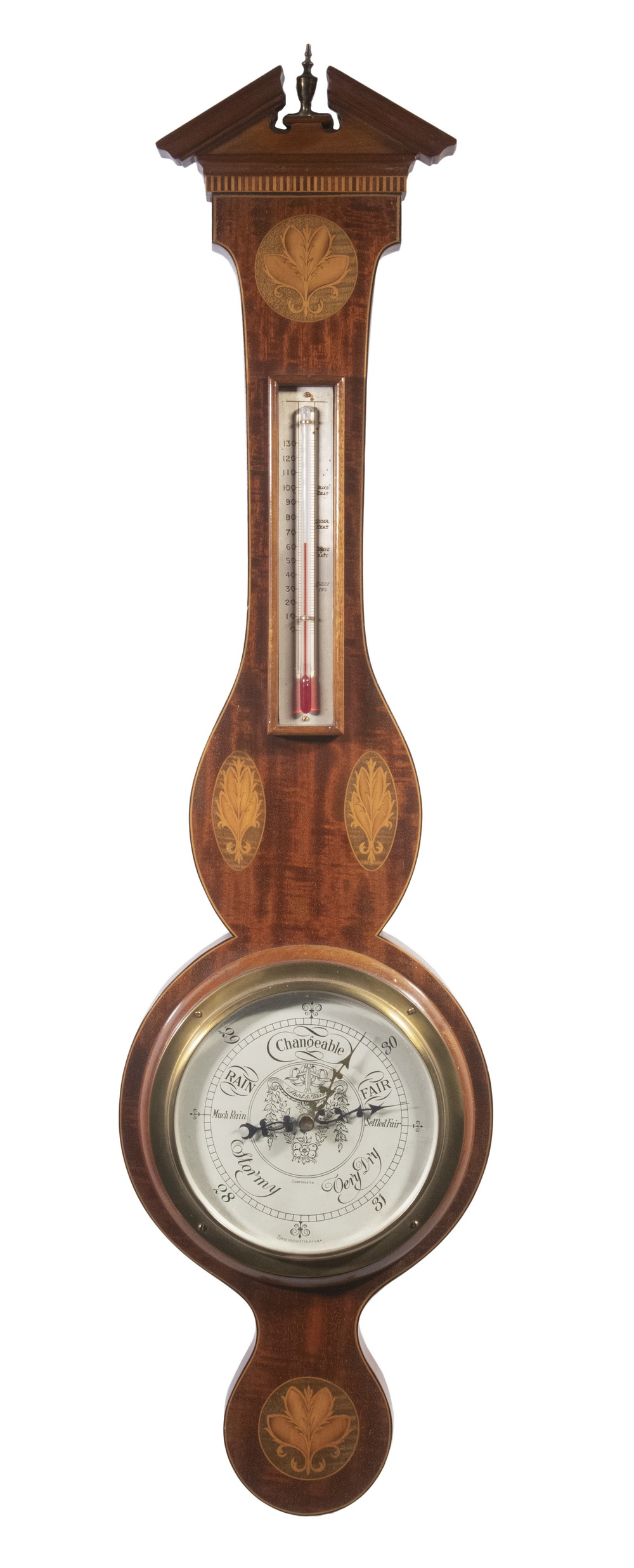 AMERICAN ANEROID BANJO BAROMETER