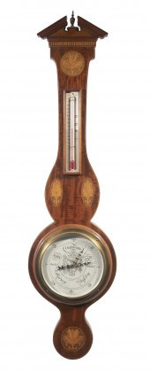 AMERICAN ANEROID BANJO BAROMET