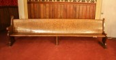 AMERICAN ANTIQUE OAK CHURCH BE