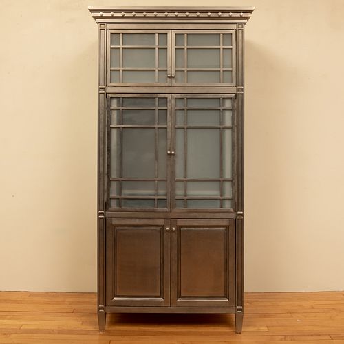 AMERICAN ART DECO STYLE METAL AND