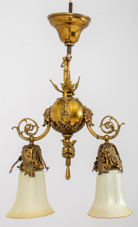 AMERICAN ART NOUVEAU BRASS