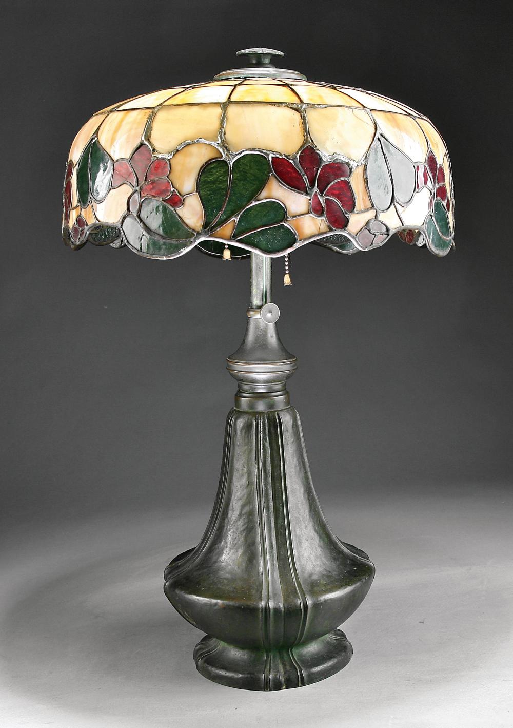 AMERICAN ART NOUVEAU LEADED