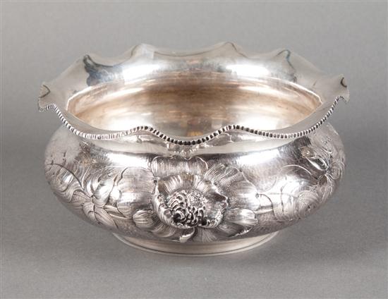 American Art Nouveau style repousse