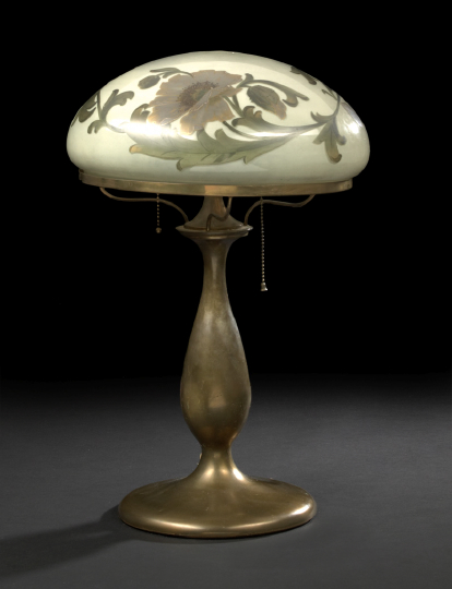 American Art Nouveau Table Lamp
