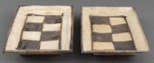 AMERICAN ART POTTERY "CHECKERB