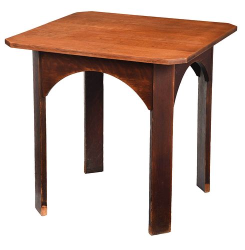 AMERICAN ARTS AND CRAFTS OAK SIDE