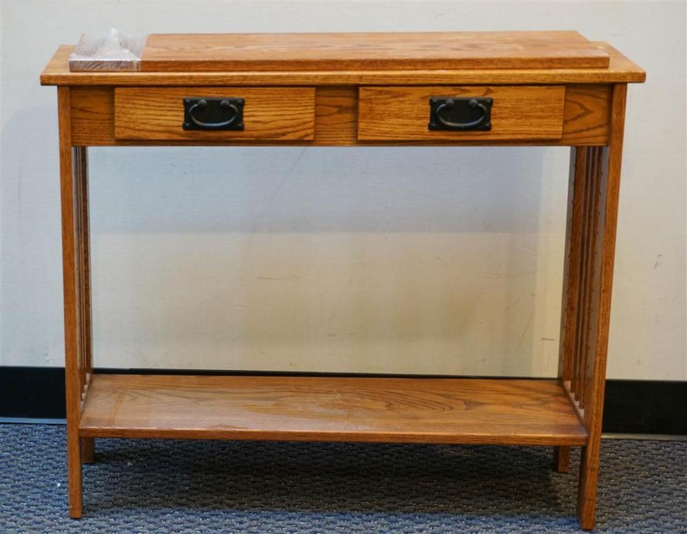 AMERICAN ARTS & CRAFTS STYLE OAK