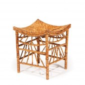 AMERICAN BAMBOO THEBES STOOLAm