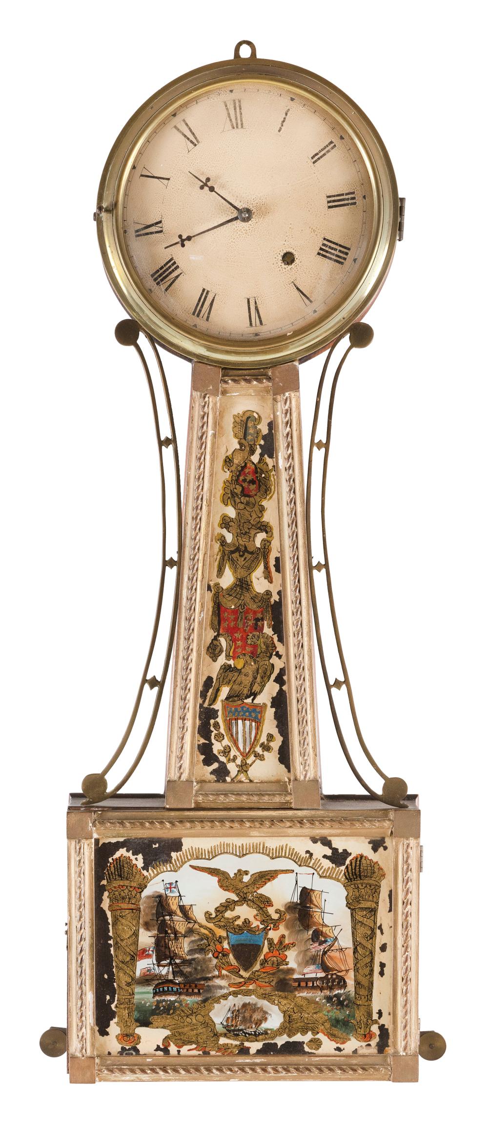 AMERICAN BANJO CLOCK MASSACHUSETTS,