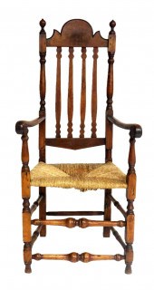 AMERICAN BANNISTER BACK ARMCHA