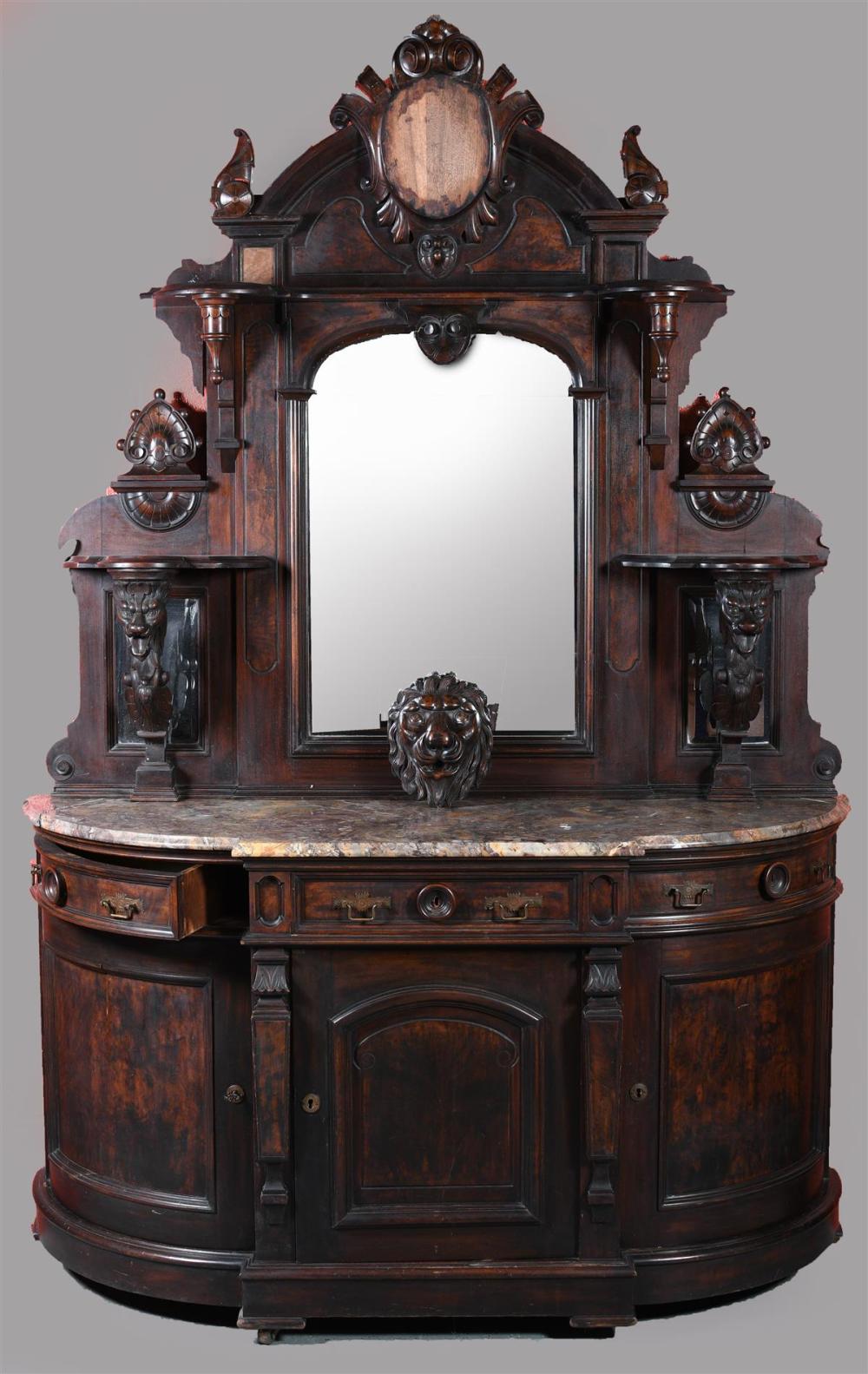 AMERICAN BAROQUE REVIVAL WALNUT