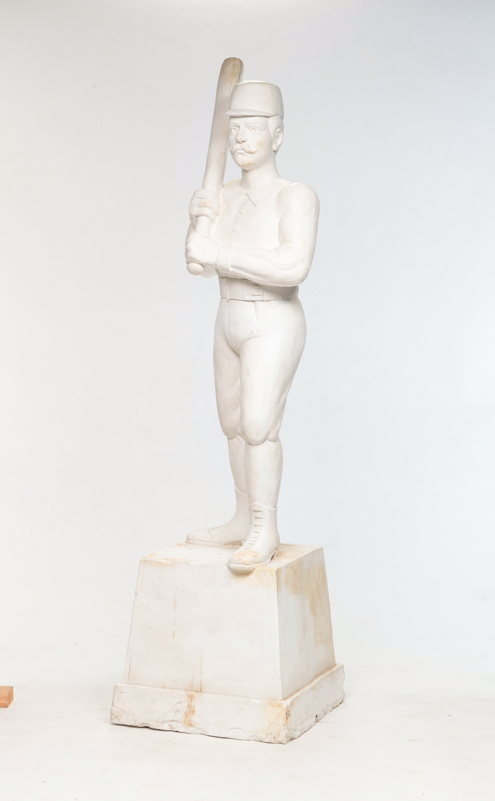 AMERICAN BASEBALL PLAYER STATUE.