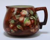 AMERICAN BELLEEK RED POMEGRANA