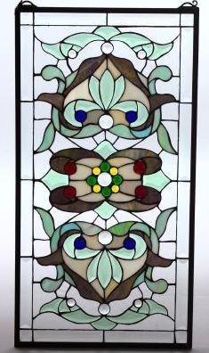 American Beveled Colorless, Stained