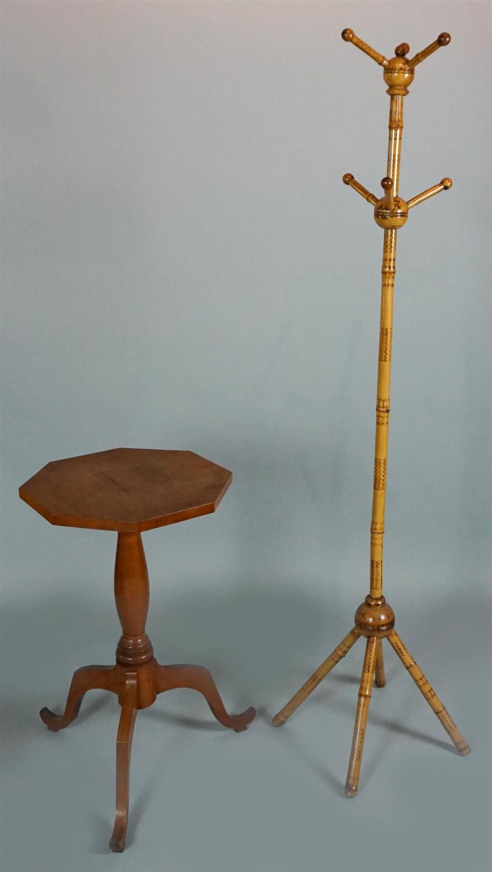 AMERICAN BIRDSEYE MAPLE CANDLESTAND