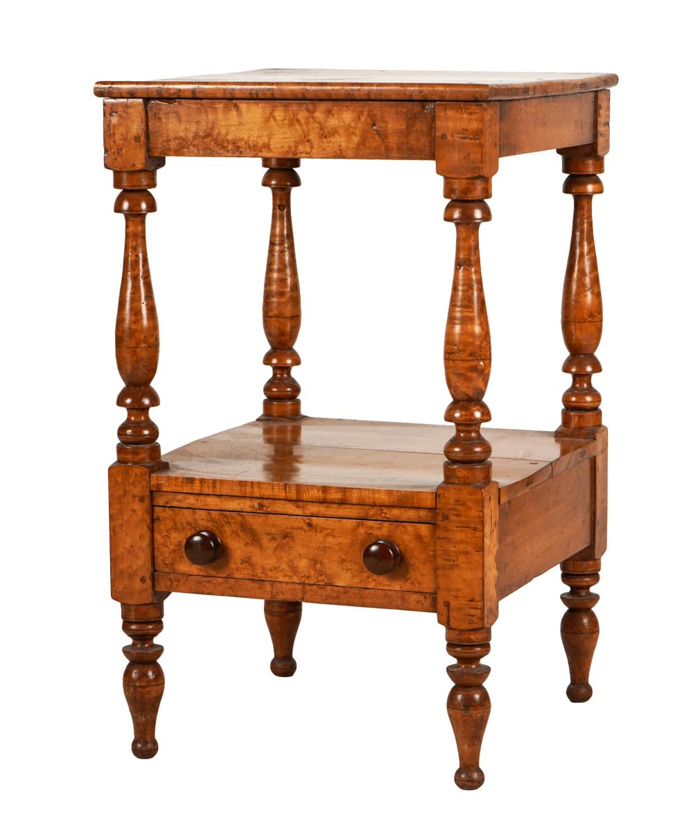 AMERICAN BIRDSEYE MAPLE TABLE19th