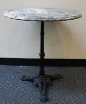AMERICAN BLACK PAINTED WROUGHT