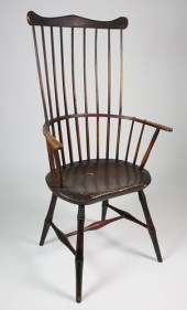 AMERICAN BLACK STAINED COMB-BA
