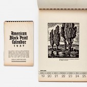 AMERICAN BLOCK PRINT CALENDAR