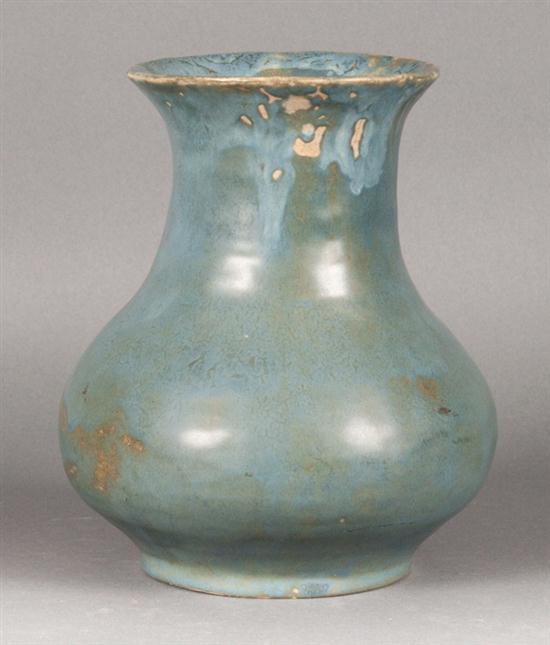 American blue glazed studio art