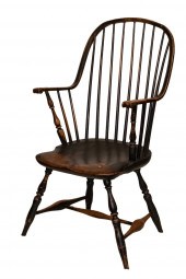 AMERICAN BOWBACK WINDSOR ARMCH