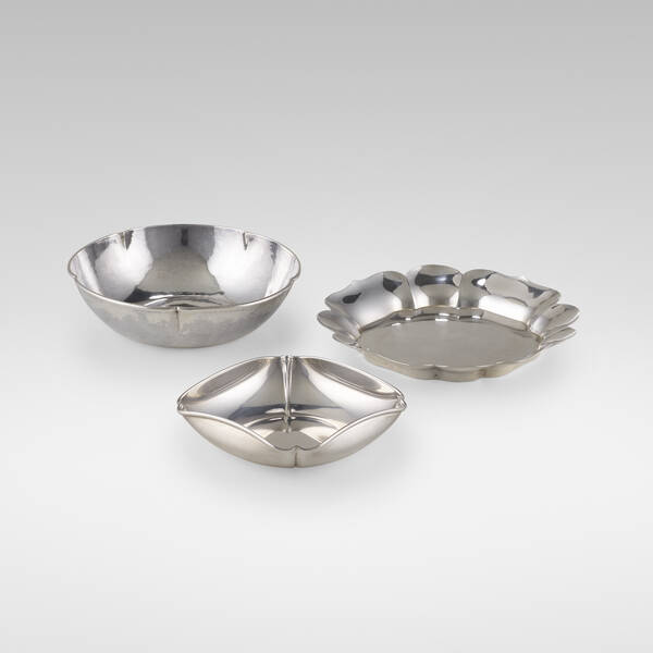 American. Bowl, plate, and dish.
