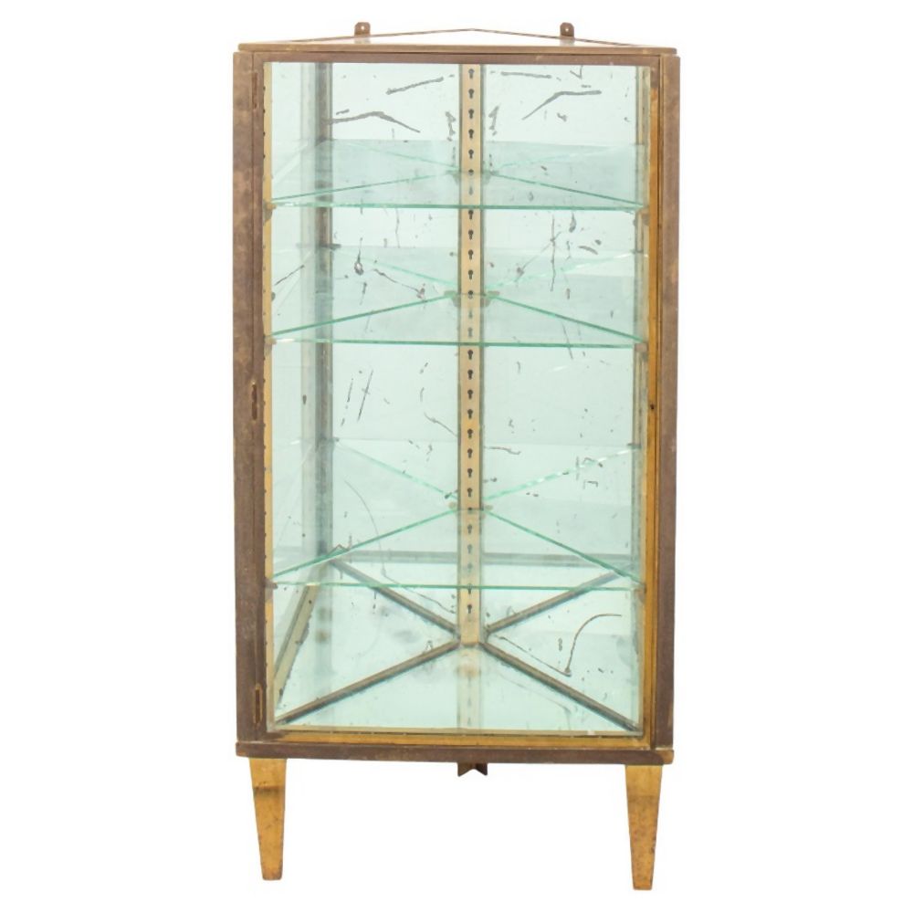 AMERICAN BRASS AND GLASS MIRRORED