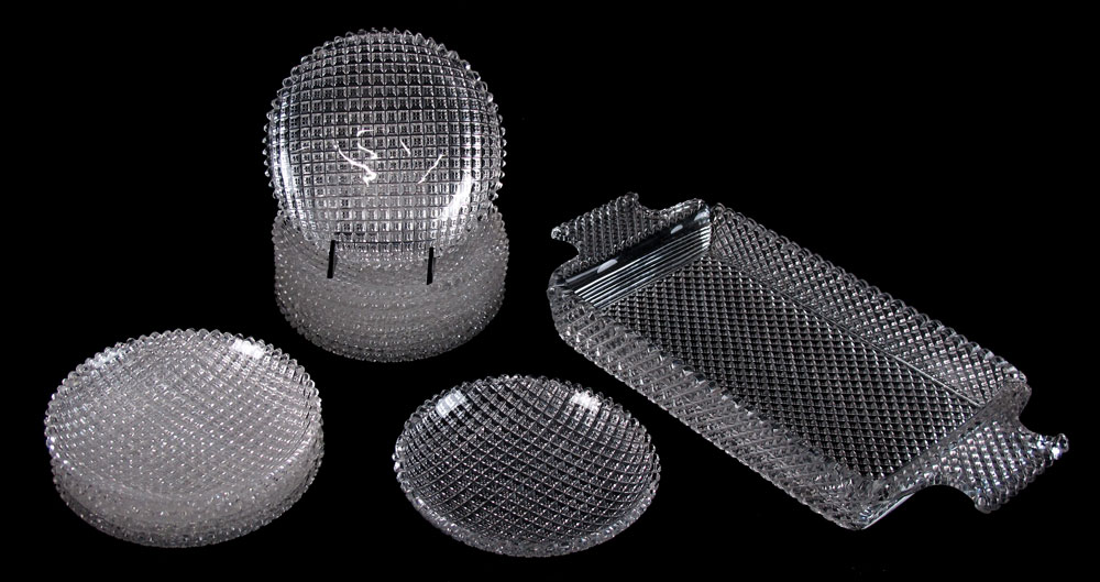 AMERICAN BRILLIANT CUT GLASS ICE
