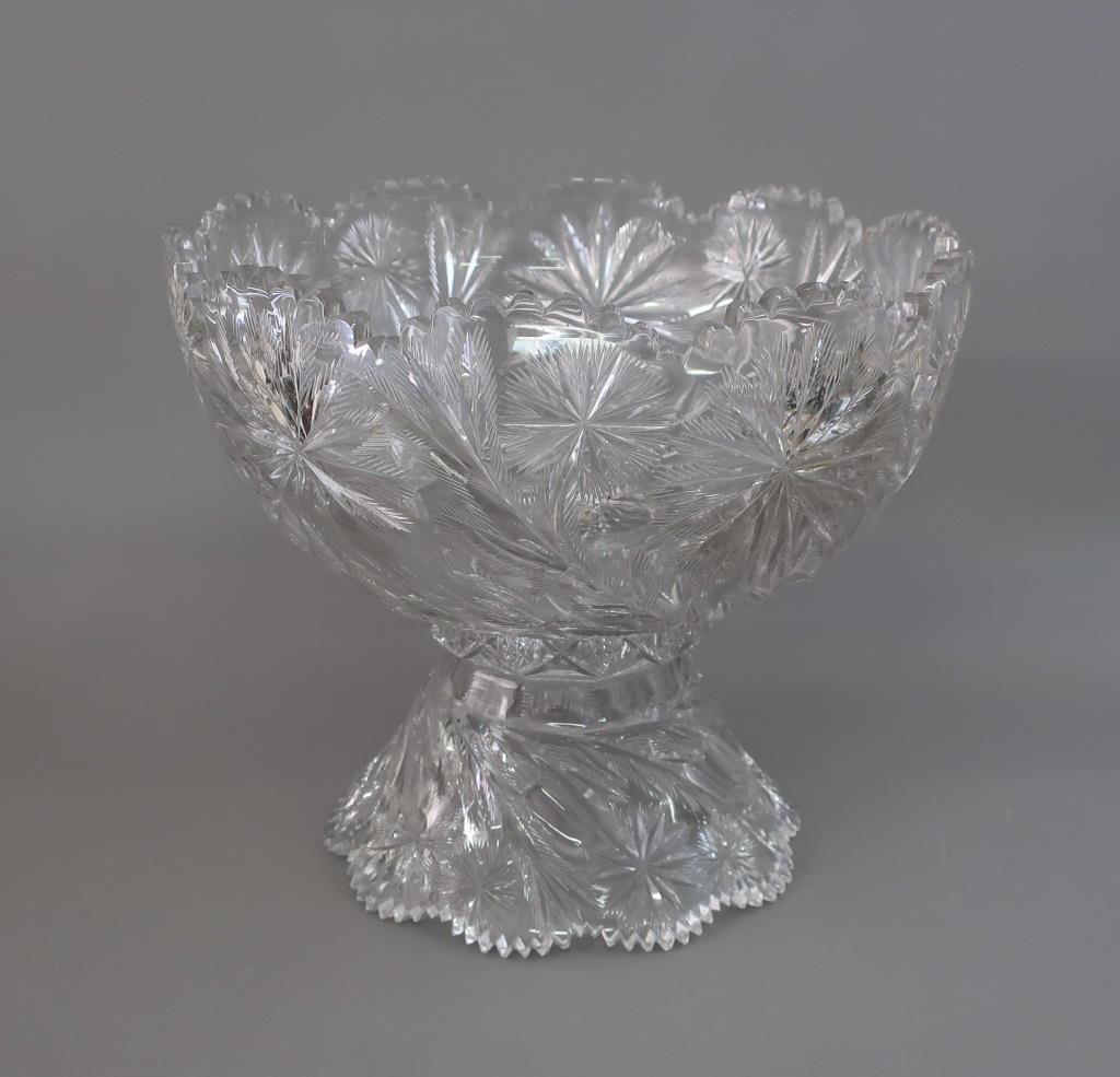 American Brilliant Period cut glass
