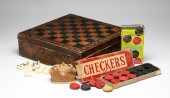 AMERICAN BURNT WOOD GAMEBOARD