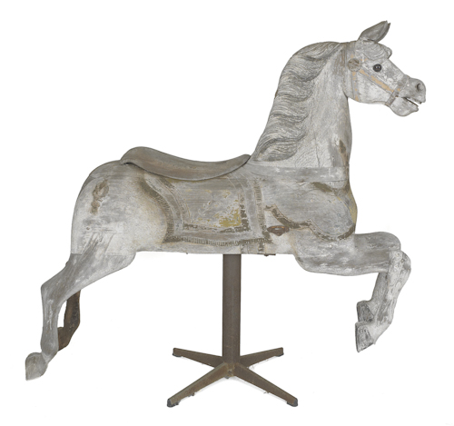 American carved carousel horse