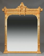 AMERICAN CARVED GILTWOOD OVERM