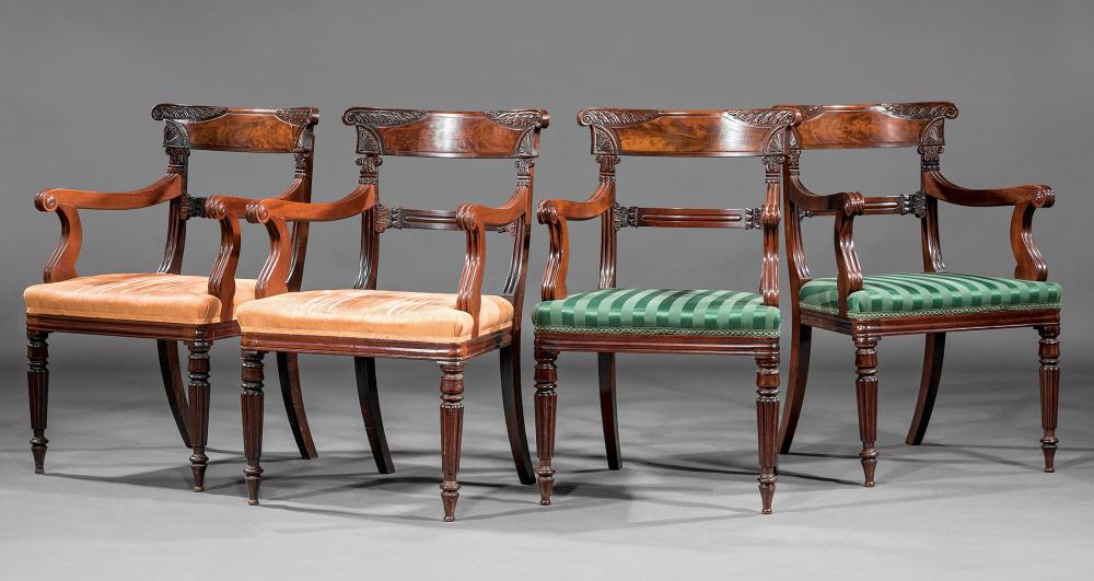 AMERICAN CARVED MAHOGANY