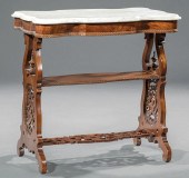 AMERICAN CARVED MAHOGANY TIERE