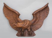 AMERICAN CARVED PINE EAGLEAMER
