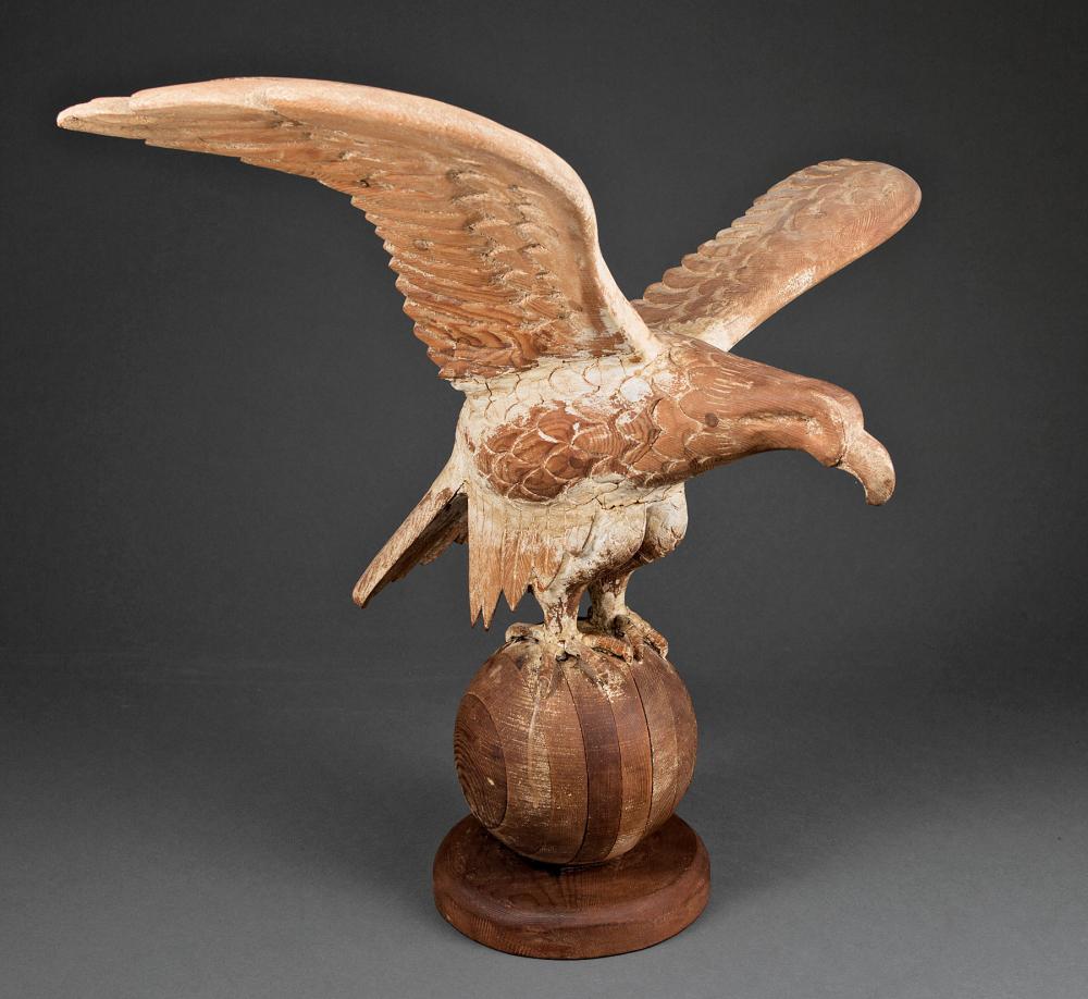 AMERICAN CARVED PINE PILOT HOUSE
