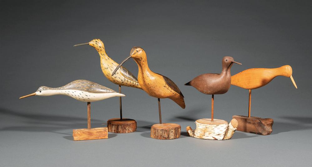AMERICAN CARVED POLYCHROMED WOOD