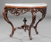AMERICAN CARVED ROSEWOOD DEMIL