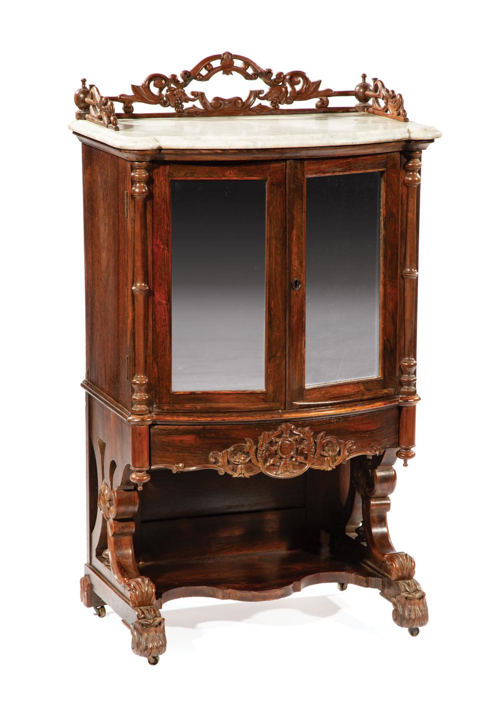AMERICAN CARVED ROSEWOOD MUSIC