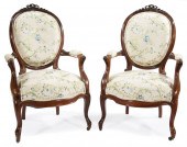 AMERICAN CARVED ROSEWOOD PARLO