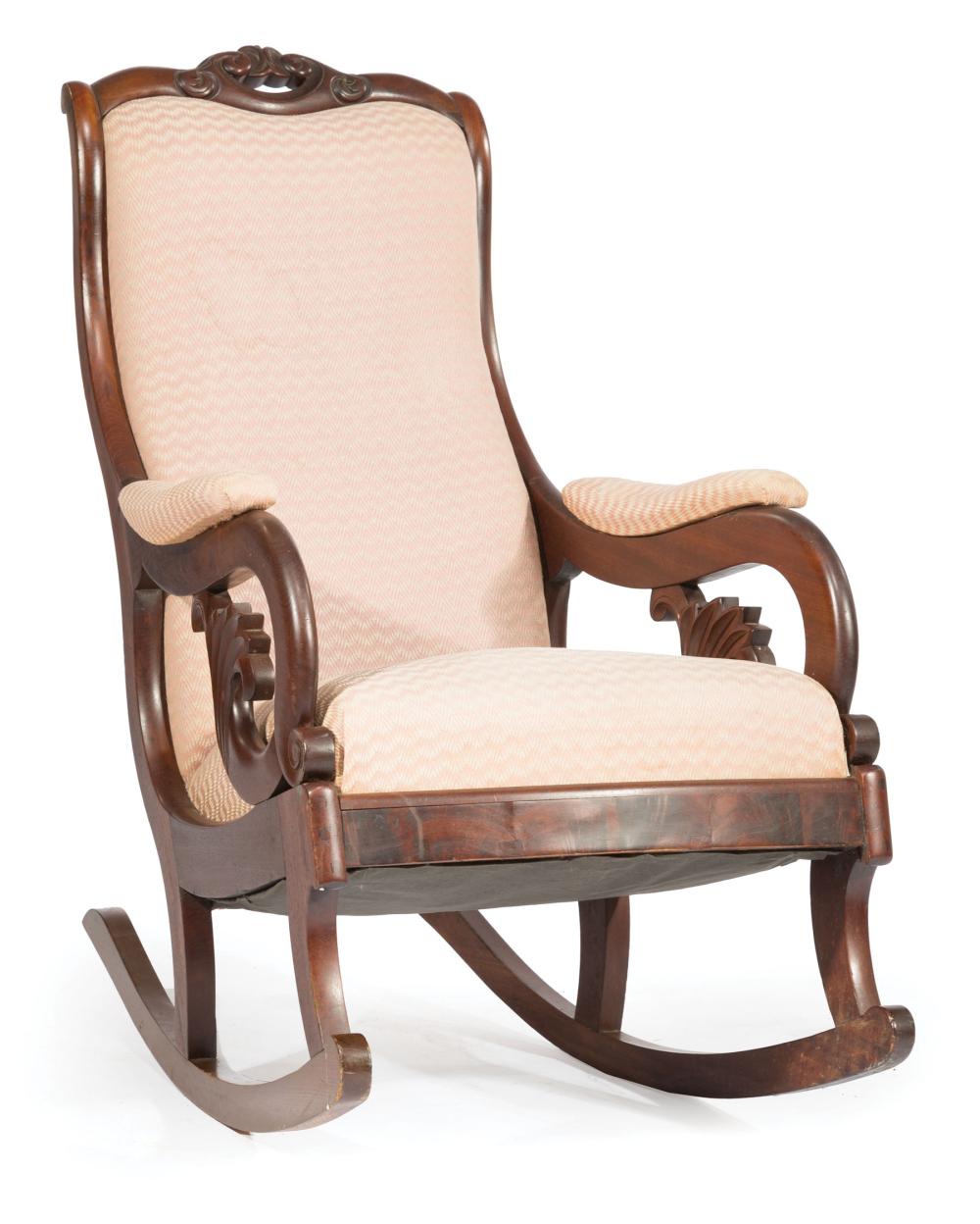 AMERICAN CARVED WALNUT LINCOLN
