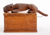 AMERICAN CARVED WALNUT SCOTTIE